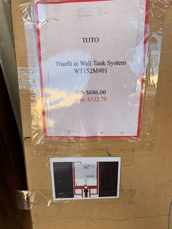 TOTO DUOFIT WALL TANK SYSTEM WT152M