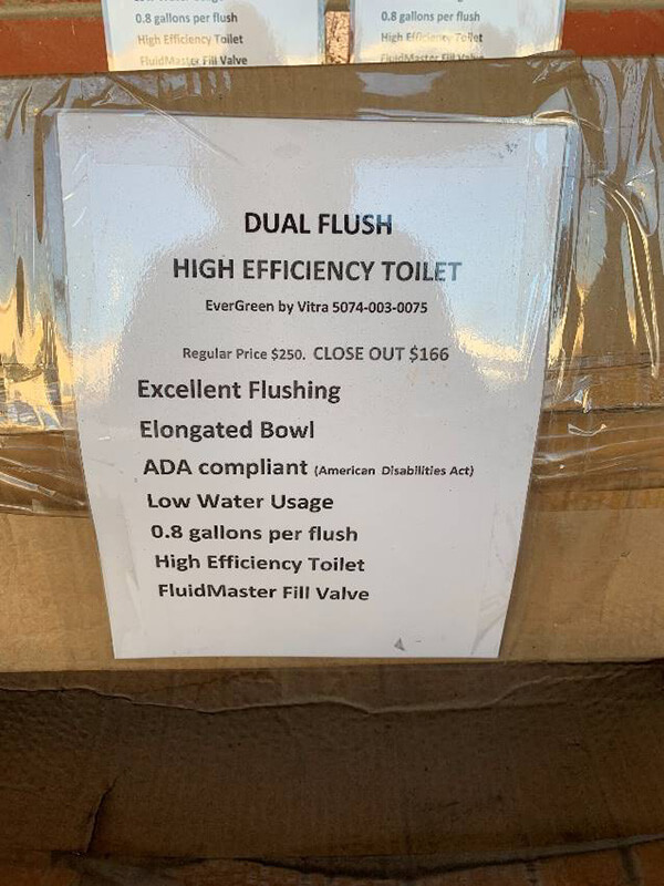 DUAL FLUSH HIGH EFFICIENCY TOILET